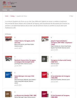 Quaderns de l’Arxiu, nova col·lecció coeditada amb l'Ajuntament de Tarragona