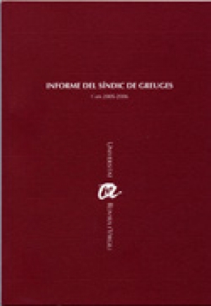 Informe del Síndic de Greuges