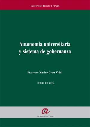 Autonomía universitaria y sistema de gobernanza